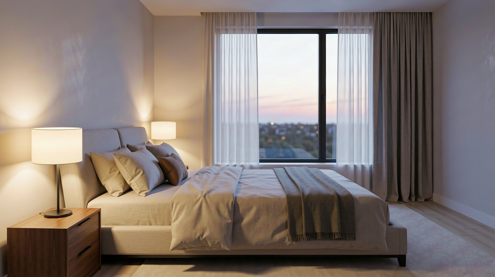 Pokojné prostredie pre spánok